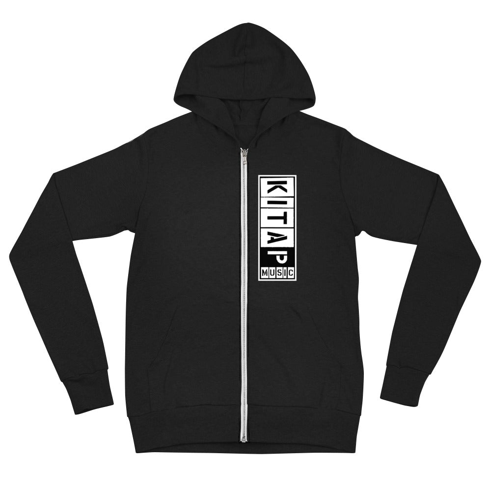 Black Kita P Block Zip Hoodie