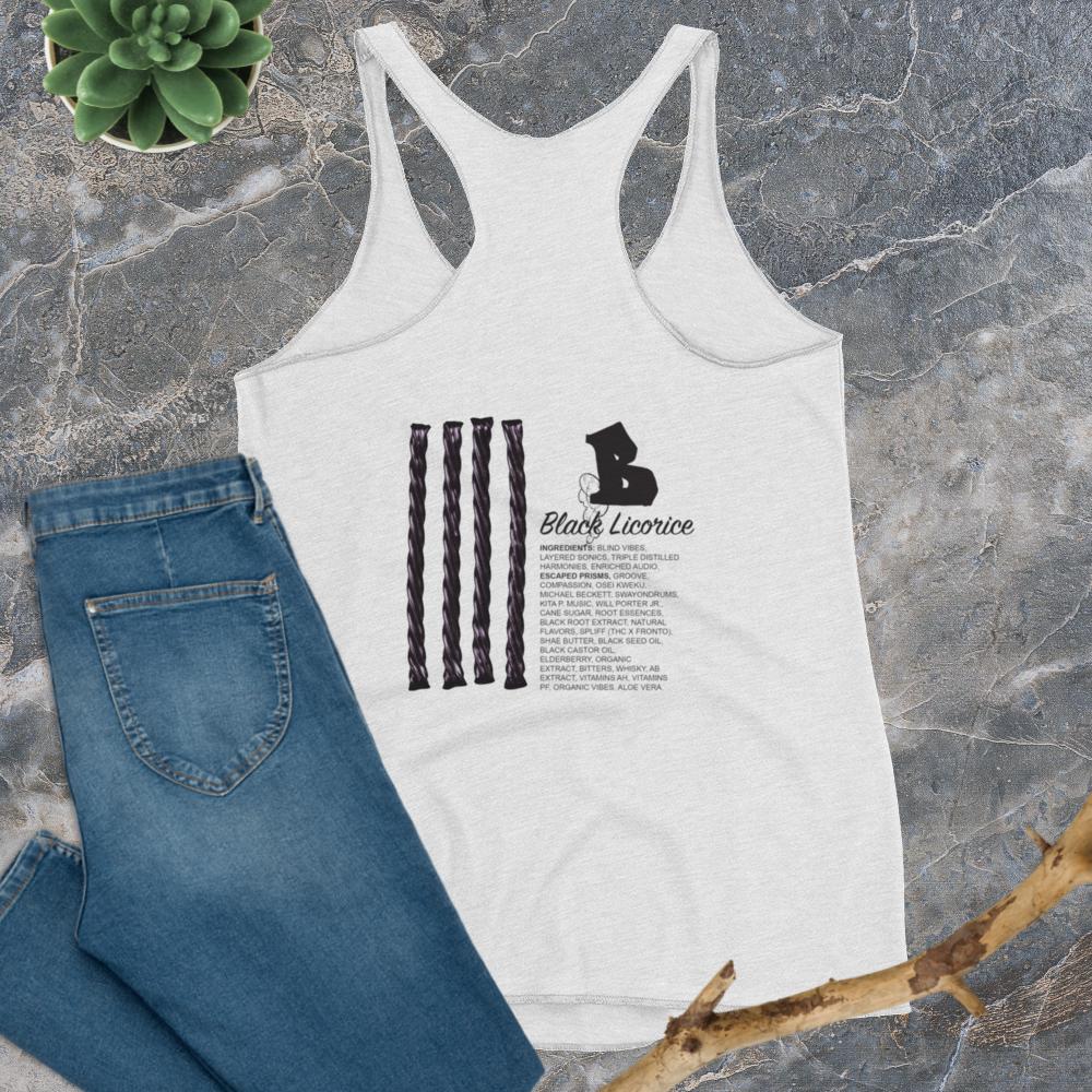 Black Licorice Women's Racerback Tank